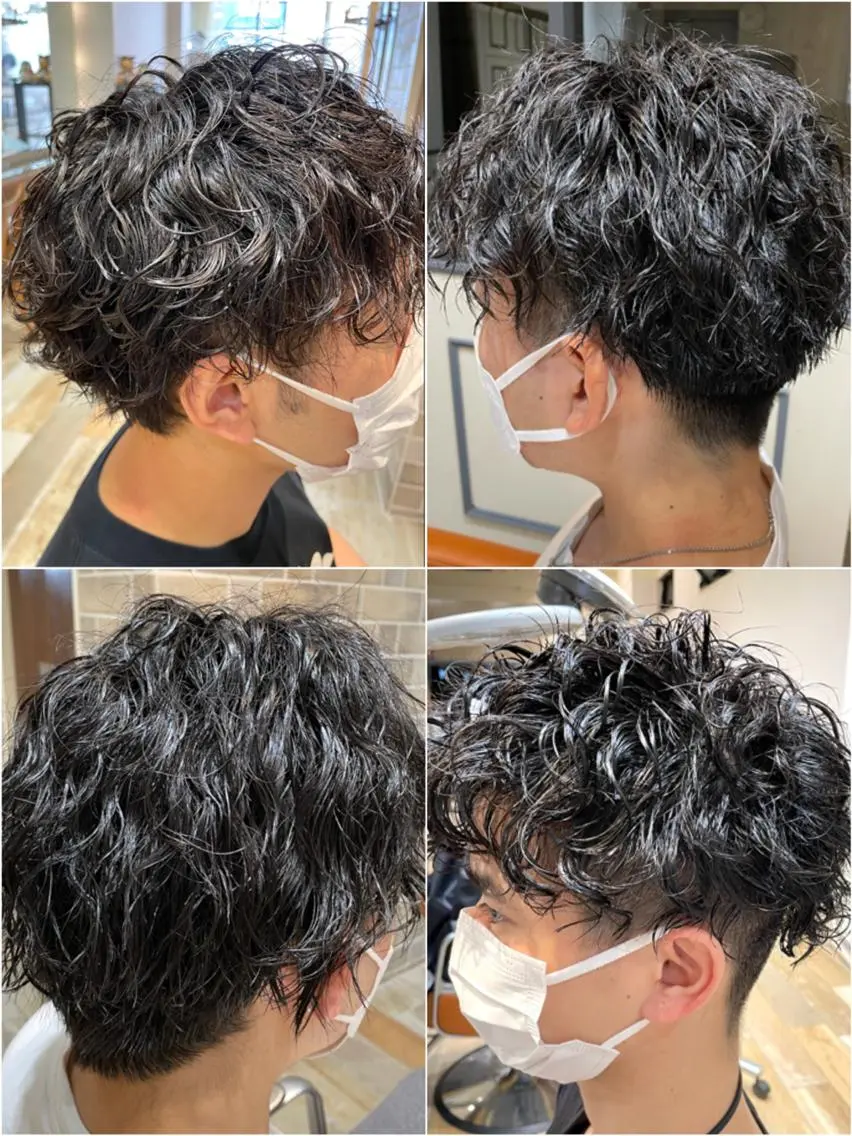 カット込みメンズパーマ☆スパイラル、ツイスパ、波パーマ、スペインカール☆の写真