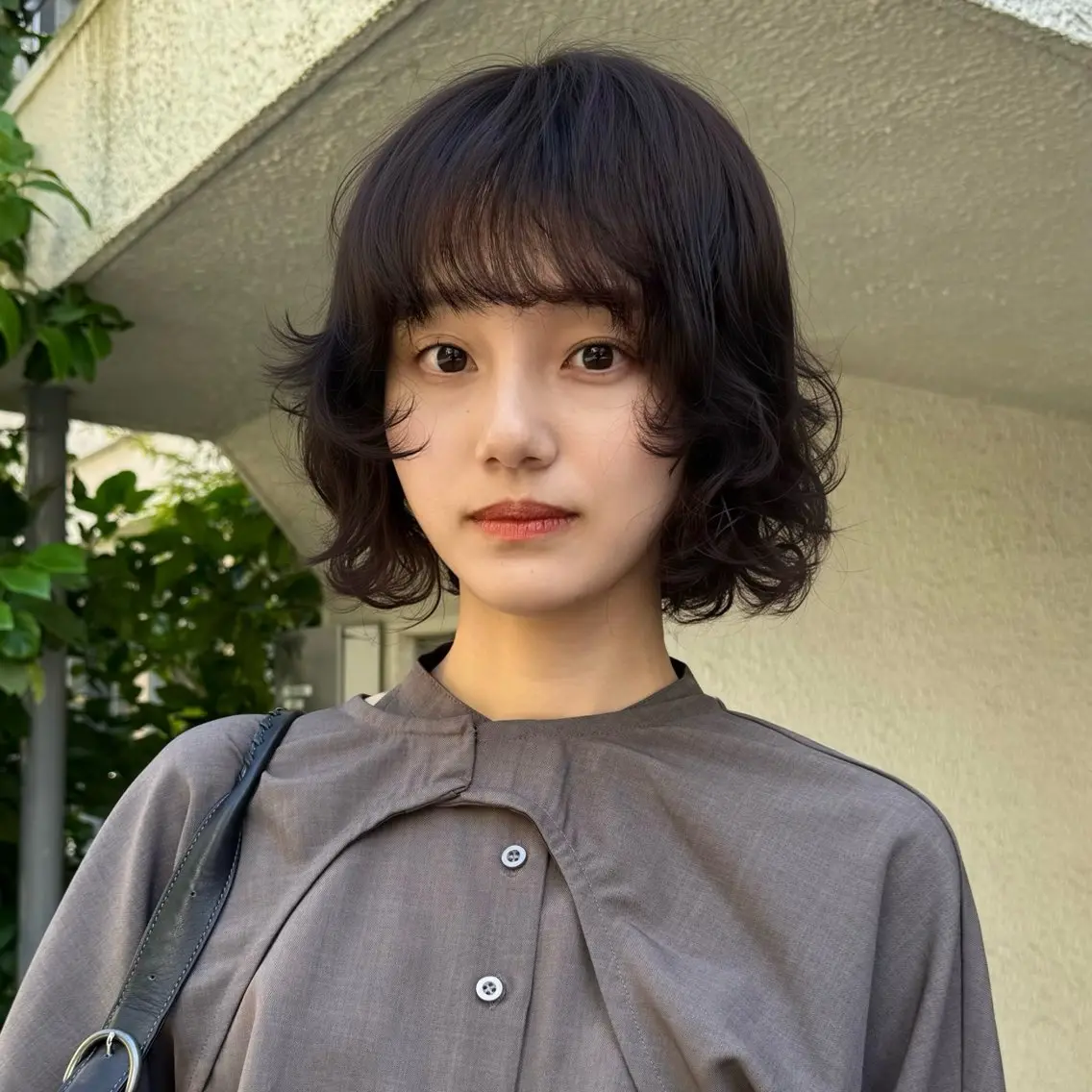 ミディアム カット パーマ 川田大輝 ナチュラルモードのヘアスタイル