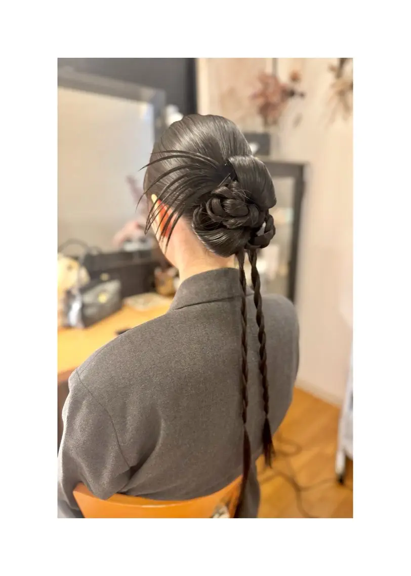 ロング ヘアセット 札幌円山ヘアメイク/ バーガスのヘアスタイル