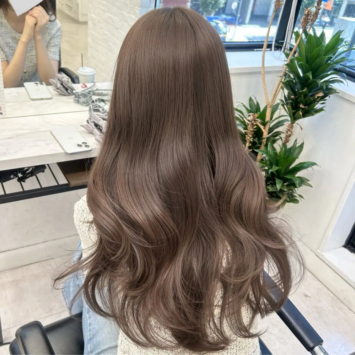 ロング カラー カット ヘアカラー トリートメント 透明感カラー 古山 結季🌙🖤のヘアスタイル