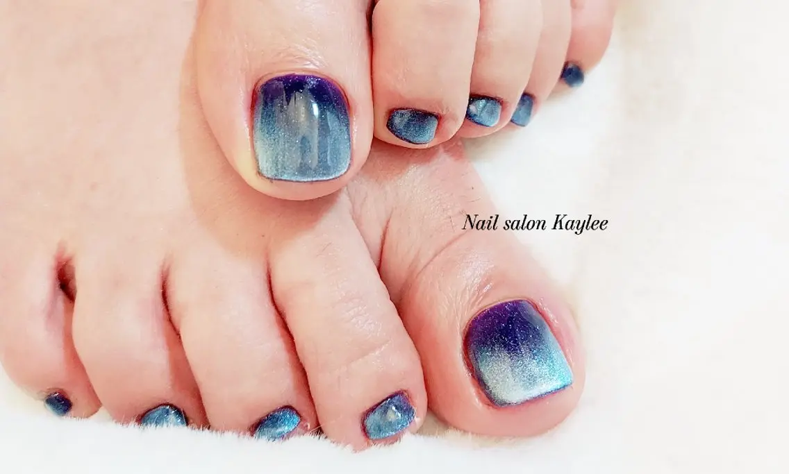 ネイル フットネイル ジェルネイル マグネットネイル フットネイル Nail salon  Kayleeのエステ・リラクイメージ