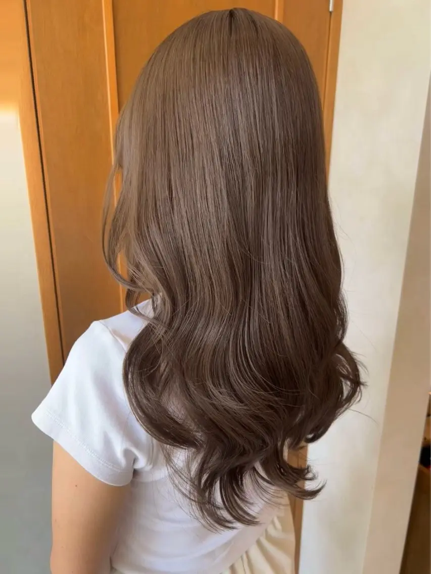 ロング カット ヘアカラー トリートメント 透明感カラー/大城 かえでのヘアスタイル