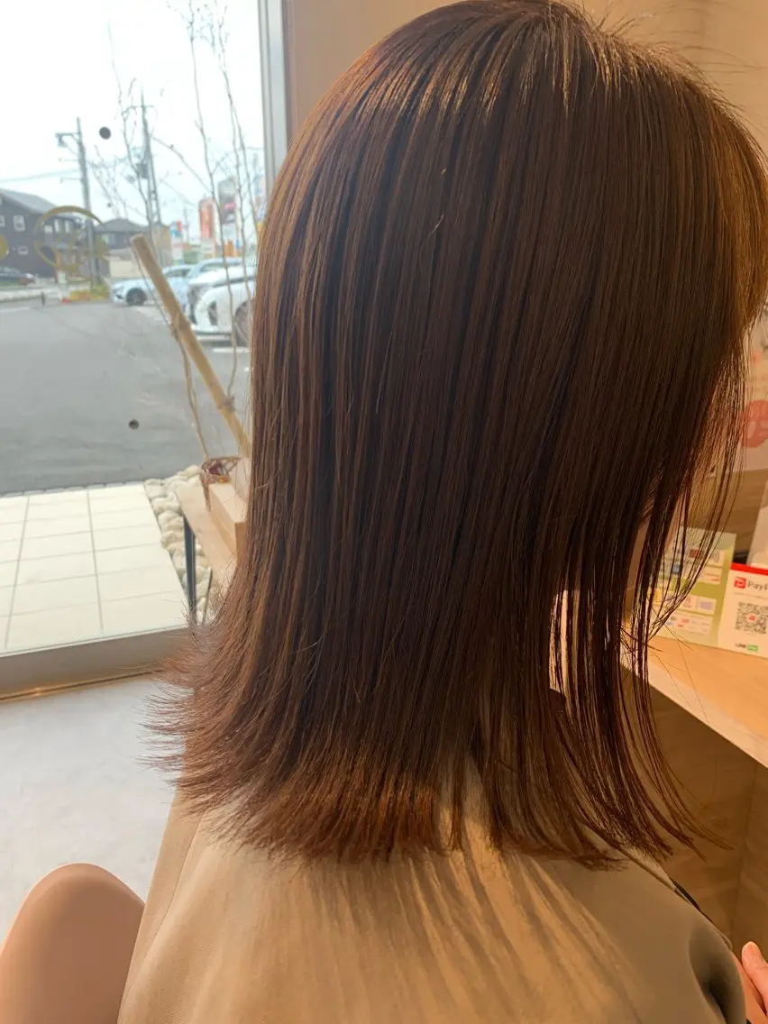 ミディアム ボブ 森本 美咲のヘアスタイル