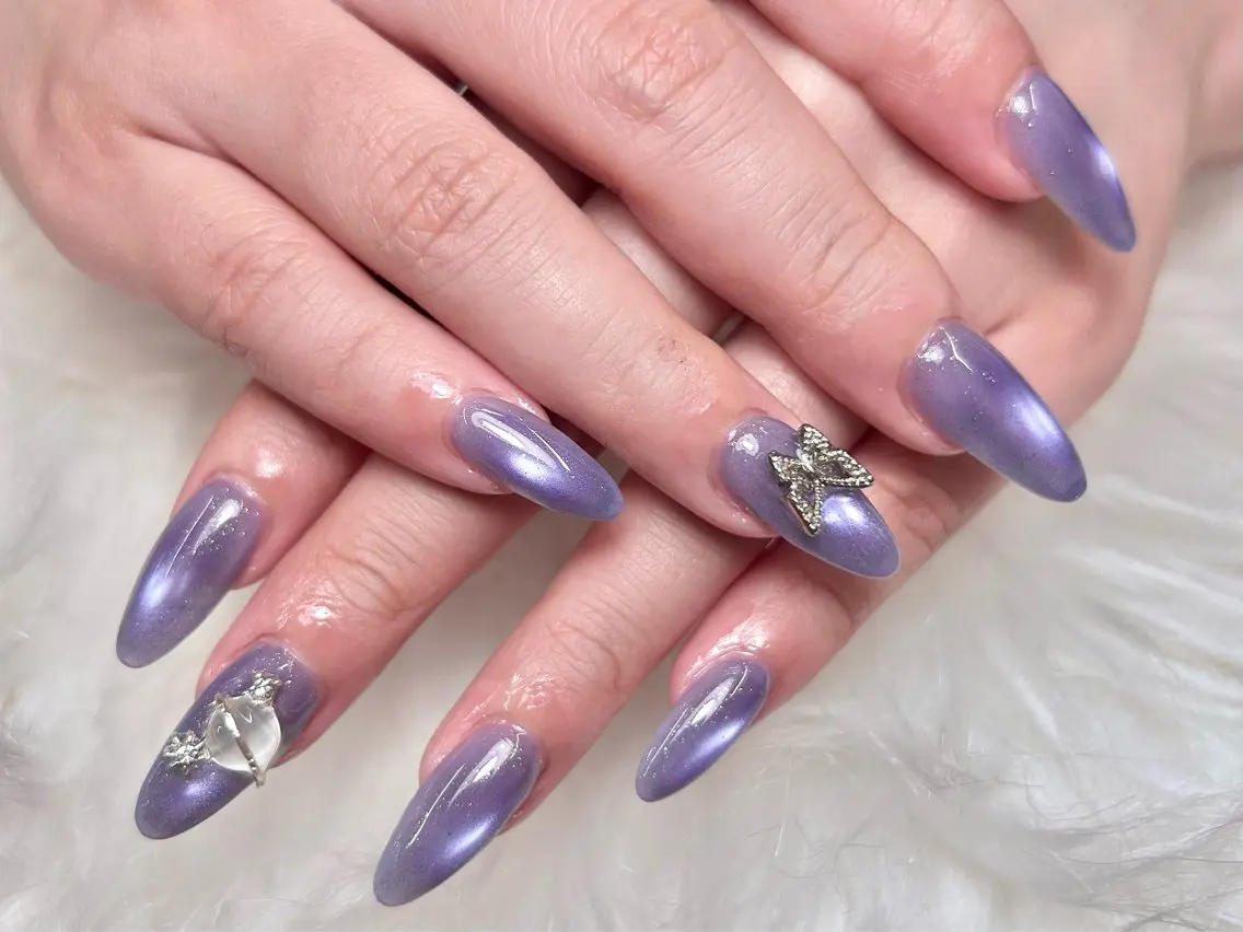 ネイル ジェルネイル 持ち込み ワンカラーネイル スカルプネイル xinh nailsのネイルデザイン