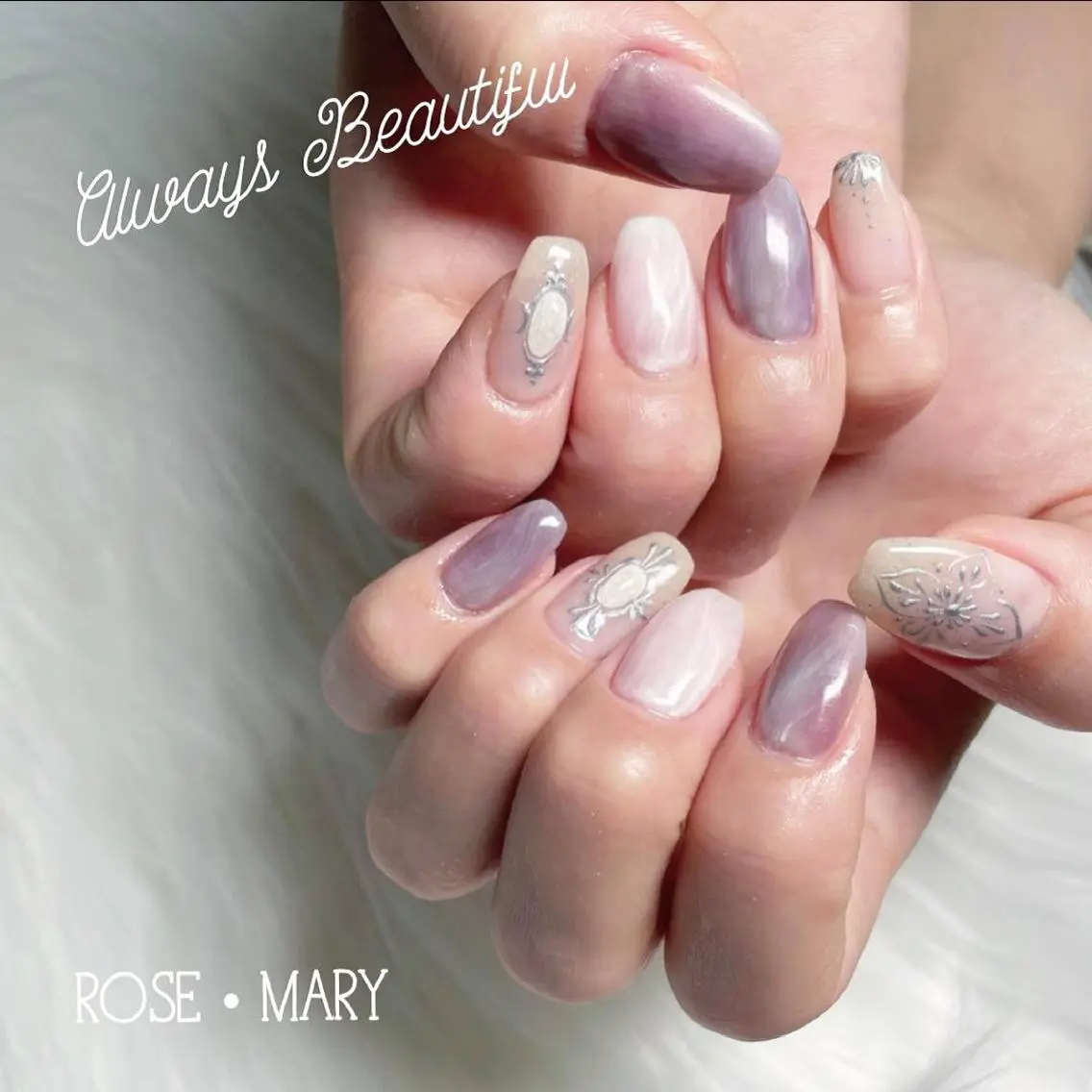 ネイル アートネイル ハンドネイル ROSE・MARY 木村のネイルデザイン