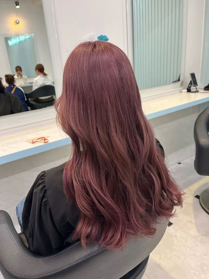 ロング カラー ヘアカラー トリートメント ブリーチカラー 🩵MIZUKIのヘアスタイル