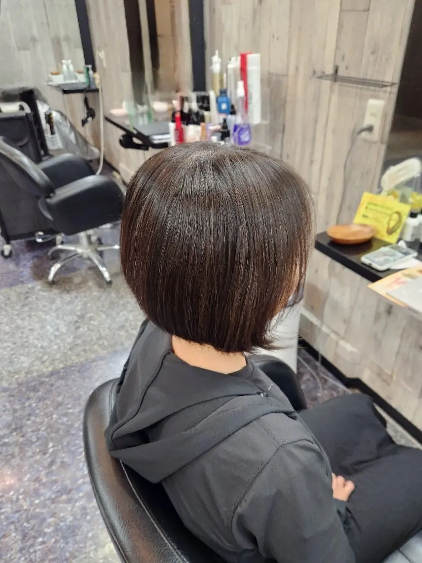 ショート カット ヘッドスパ 岩瀬 未来のヘアスタイル