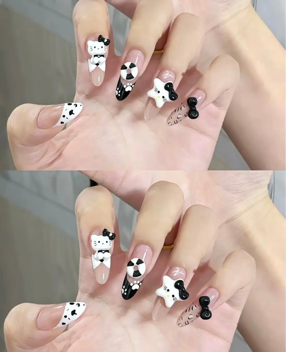 ネイル チークネイル ドット フットネイル フレンチネイル グラデーション ハンドネイル ハンドケア Aria Nail Beautyのネイルデザイン