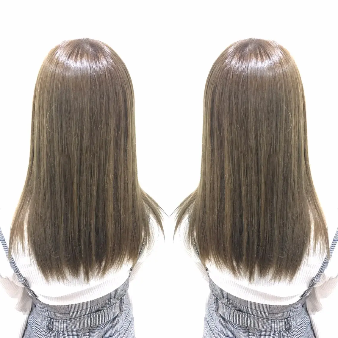 ロング カラー 金沢 広美のヘアスタイル