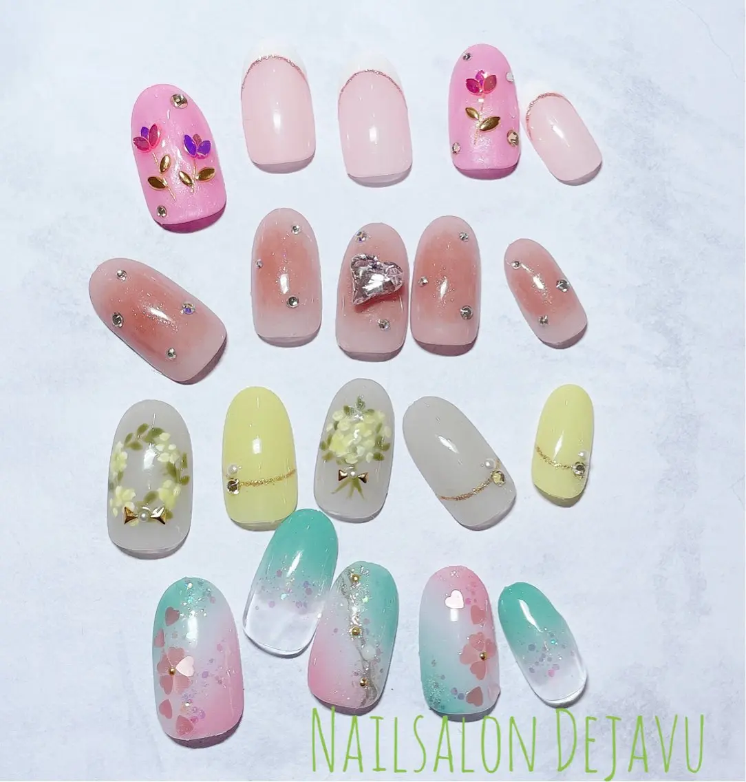 ネイル ハンドネイル Nail salon Dejavu 🌿のネイルデザイン
