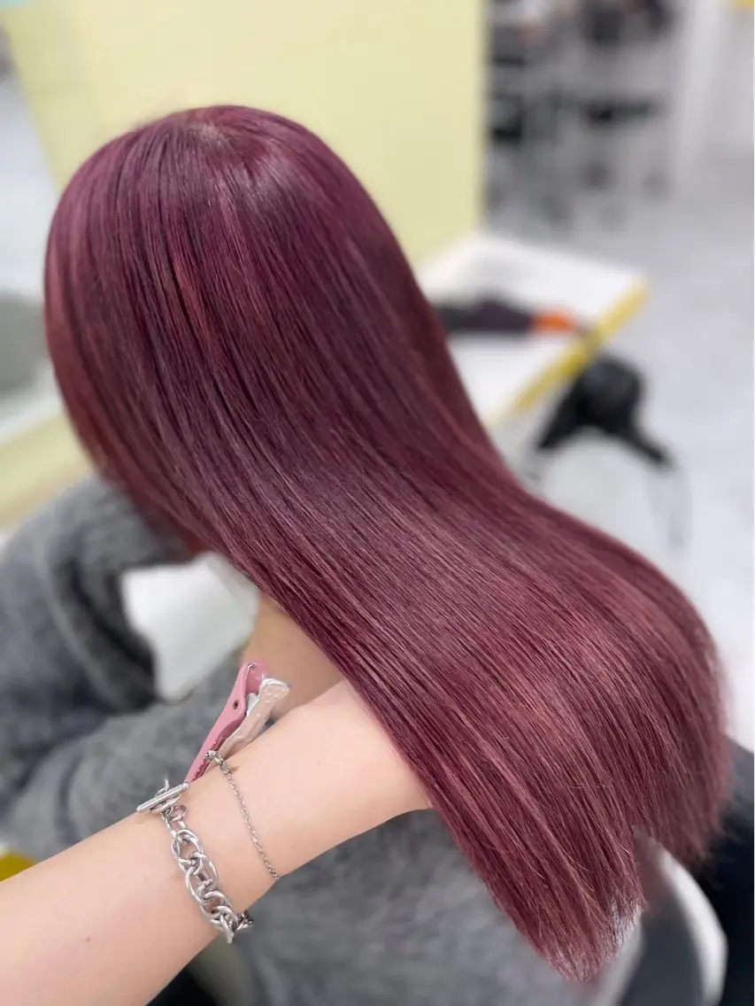 ロング カラー 🎀暖色/ラベンダー /paru🤍のヘアスタイル