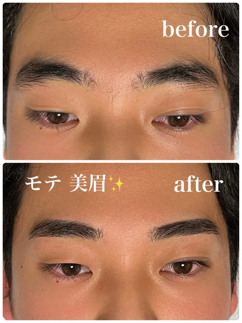 メンズ ワックス脱毛 眉カット その他(アイブロウ) Kasumiso ヘアとまつげと眉毛のヘアスタイル