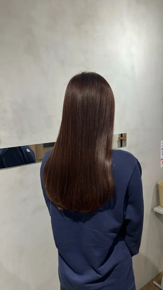 セミロング カラー ヘアカラー ミディアムレイヤー/ 艶カラー🎀 emiのヘアスタイル