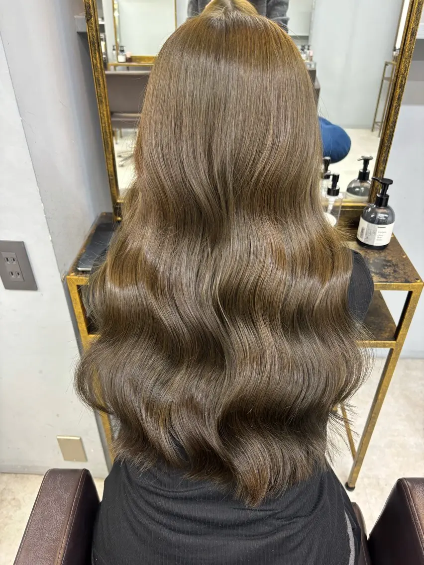 【ブリーチなし】カット＋ダブルイルミナカラー＋2stepトリートメント⋆☽︎︎·̩͙の写真