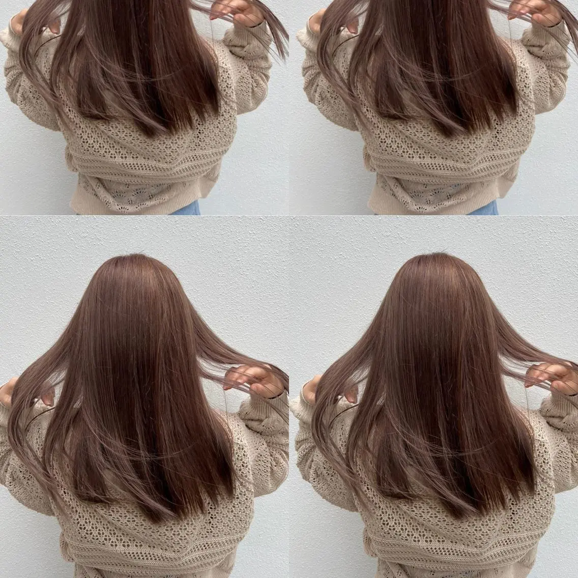 セミロング カラー ヘアアレンジ ブリーチ 「sumi」 AMIのヘアスタイル