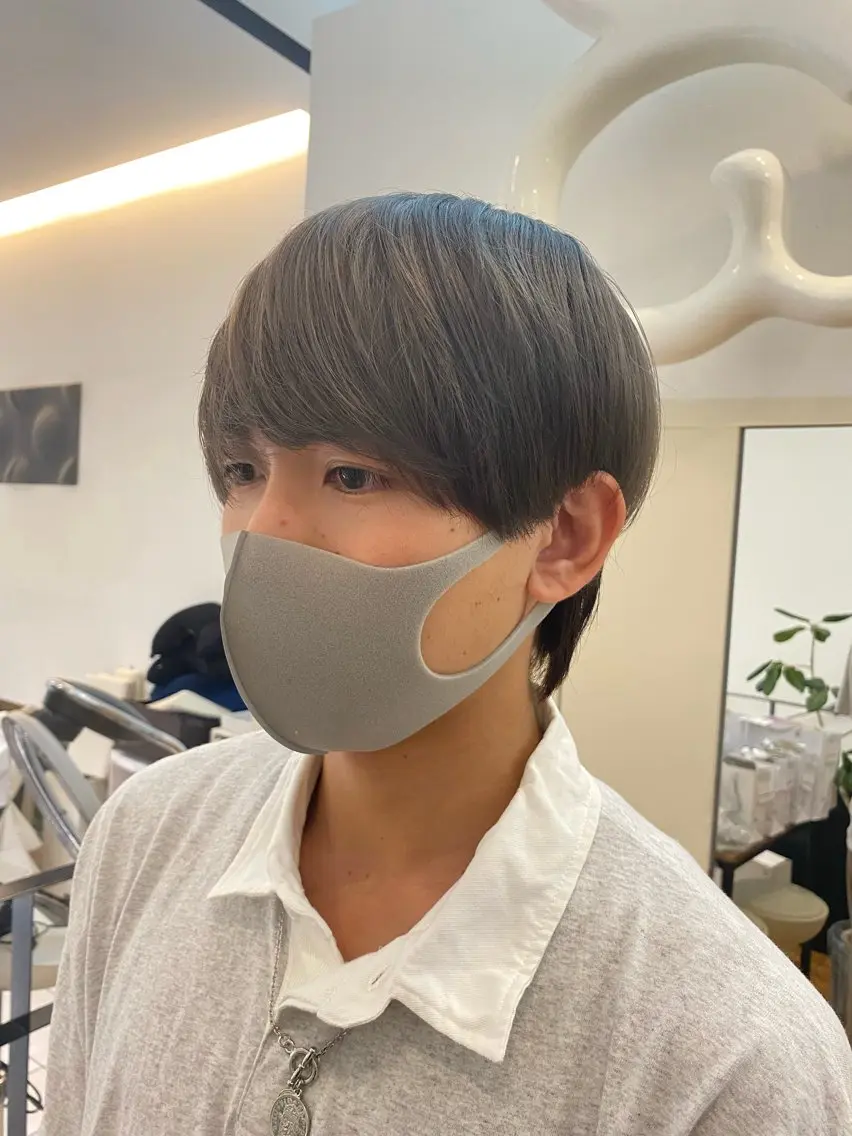 カラー メンズ アッシュ アッシュブラウン ブラウンカラー ヘアカラー トリートメント メンズ特化/ 安藤太一のヘアスタイル