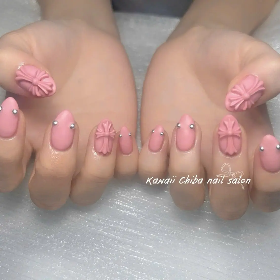ネイル チークネイル ドット フットネイル フレンチネイル 韓国ネイル Kawaii _Nailのネイルデザイン