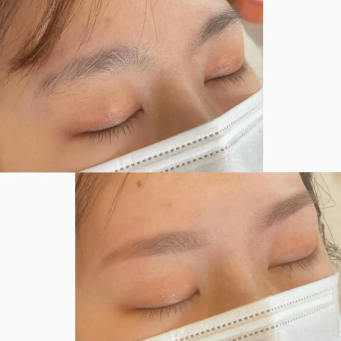 アイブロウ ワックス脱毛 眉カット pep natsumiのヘアスタイル