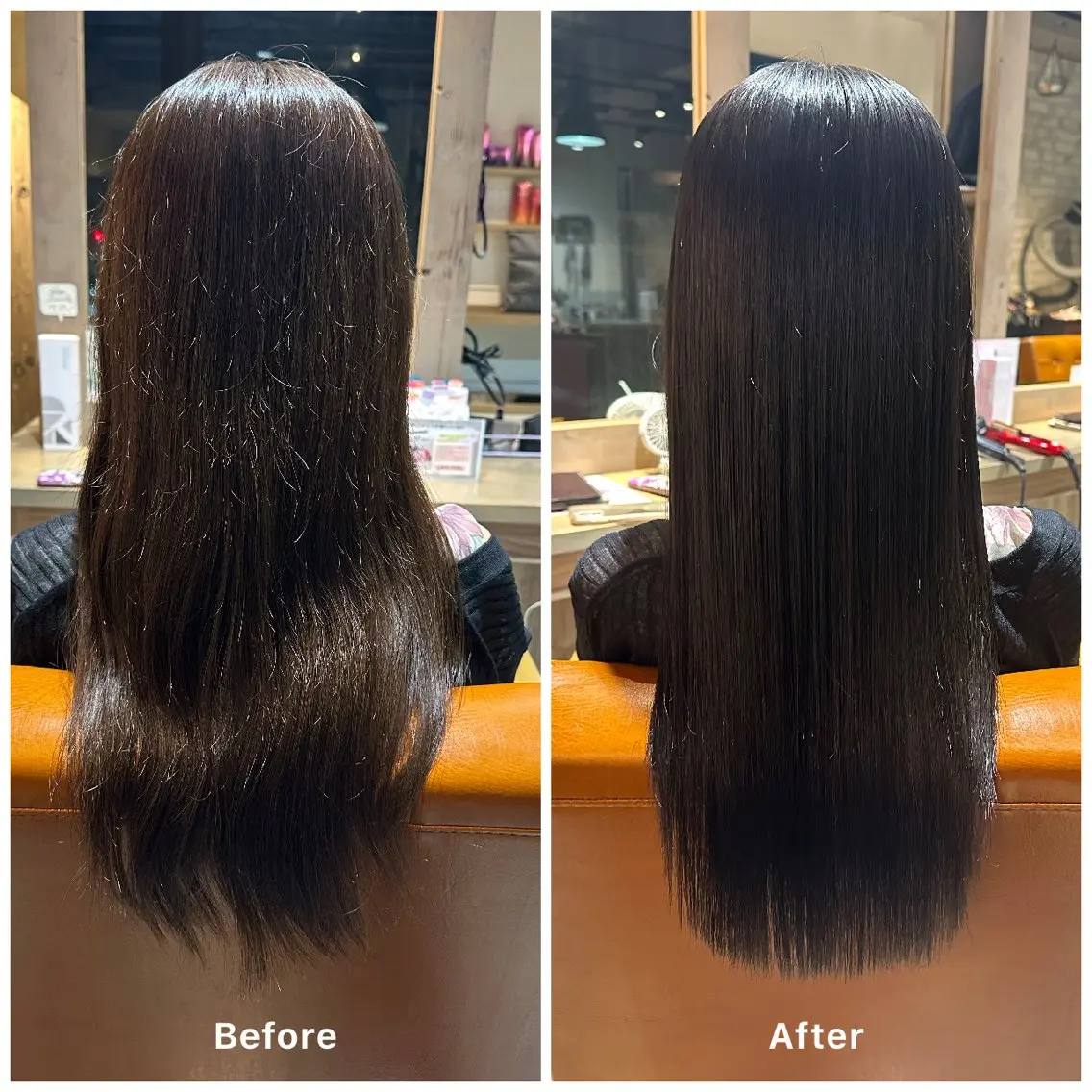 ロング カラー ヘアカラー トリートメント 艶髪×透明感カラー ののかのヘアスタイル