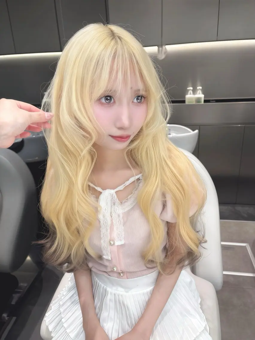 ロング ヘアカラー トリートメント 心斎橋haruka｜ hair ＊eyeのマツエク・マツパデザイン