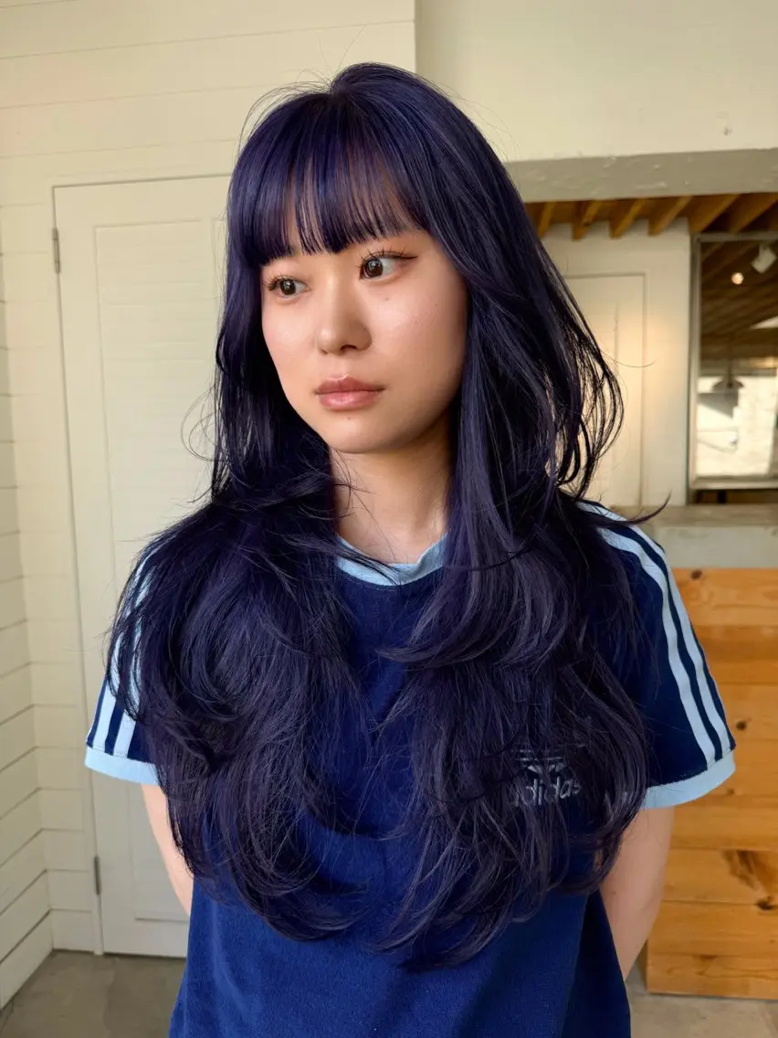 ロング カラー mellowman 【メロウマン】のヘアスタイル