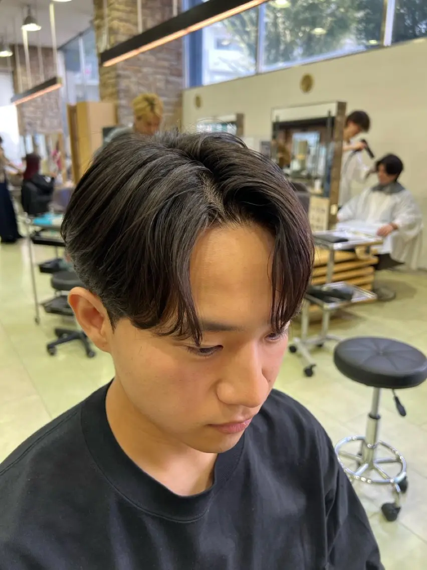 ショート パーマ メンズ パーマ メンズパーマ特化 ふうきのヘアスタイル