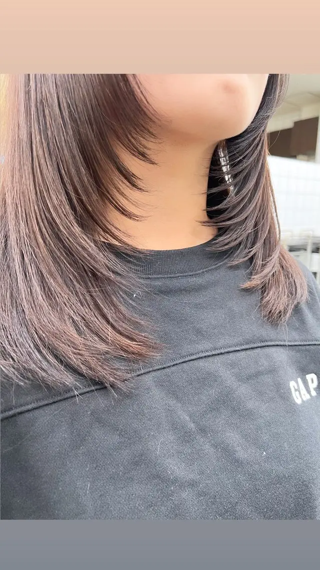 セミロング カラー パーマ ヘアアレンジ メンズ 上品＆韓国風 🥀海心🥀のヘアスタイル