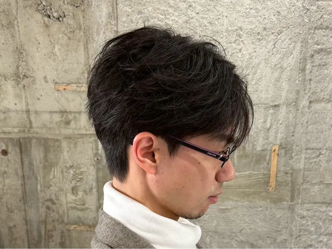 ショート パーマ メンズ 朝ラクパーマ 【SENA】のヘアスタイル