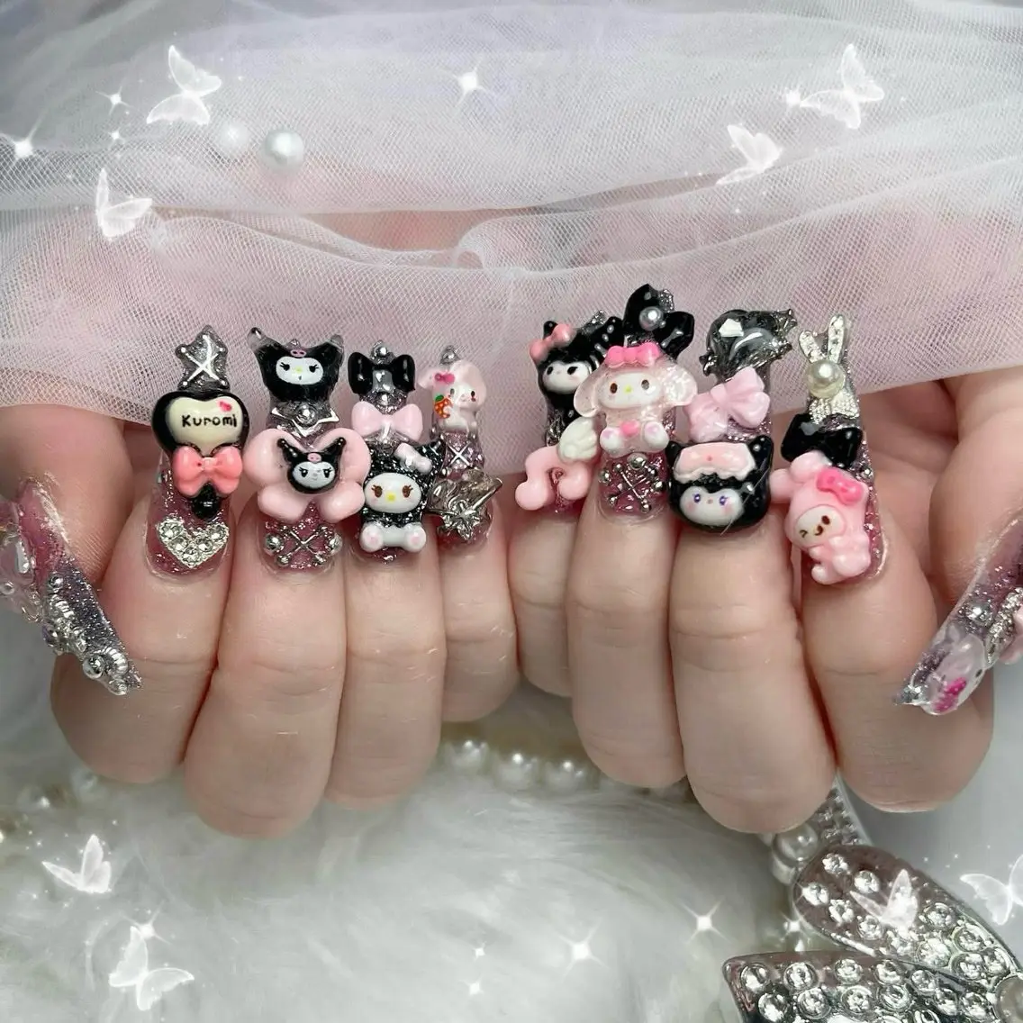 ネイル ハンドネイル ハンドケア Panda chan Novaのネイルデザイン
