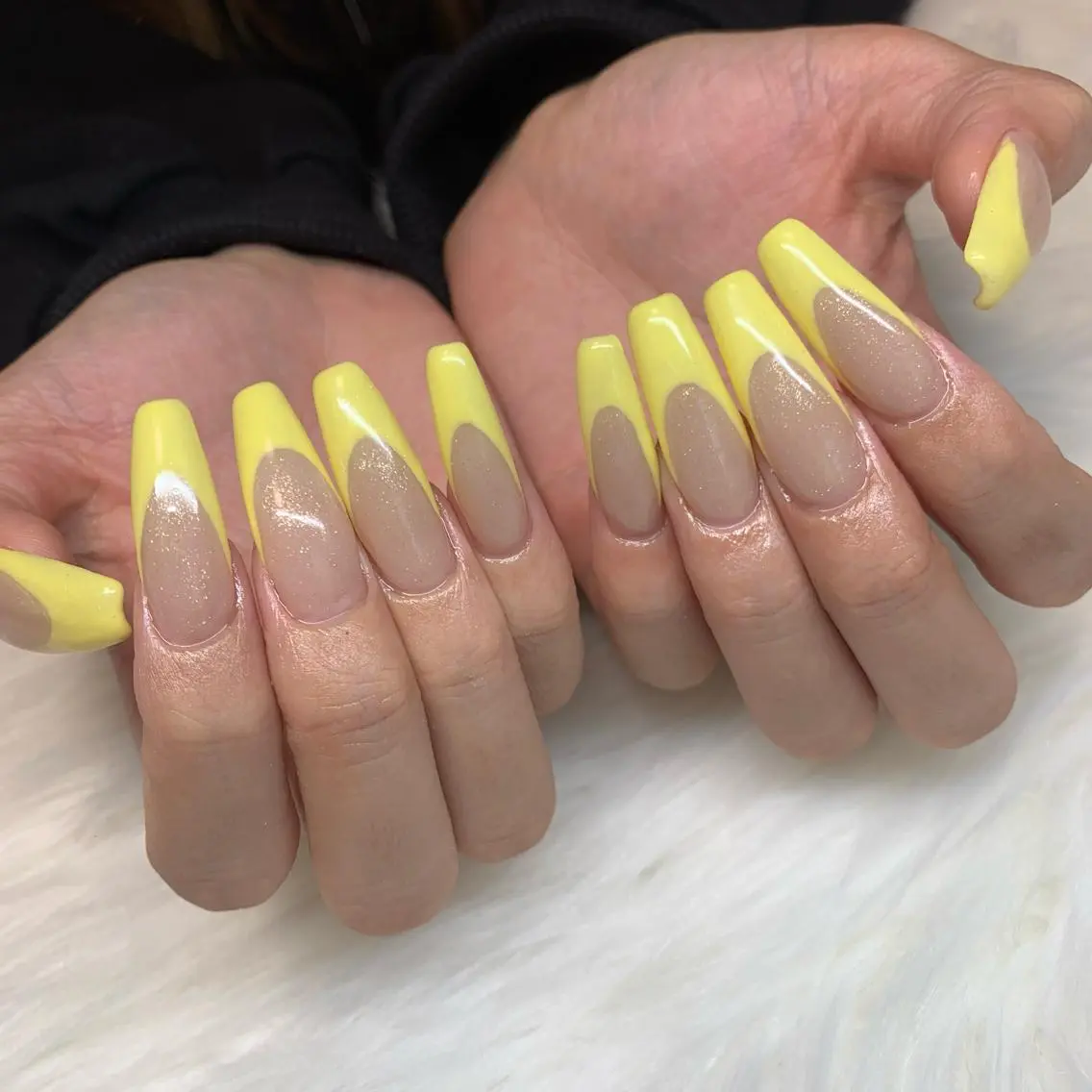 ネイル アートネイル ハート ロングネイル スカルプネイル happiness nailのネイルデザイン