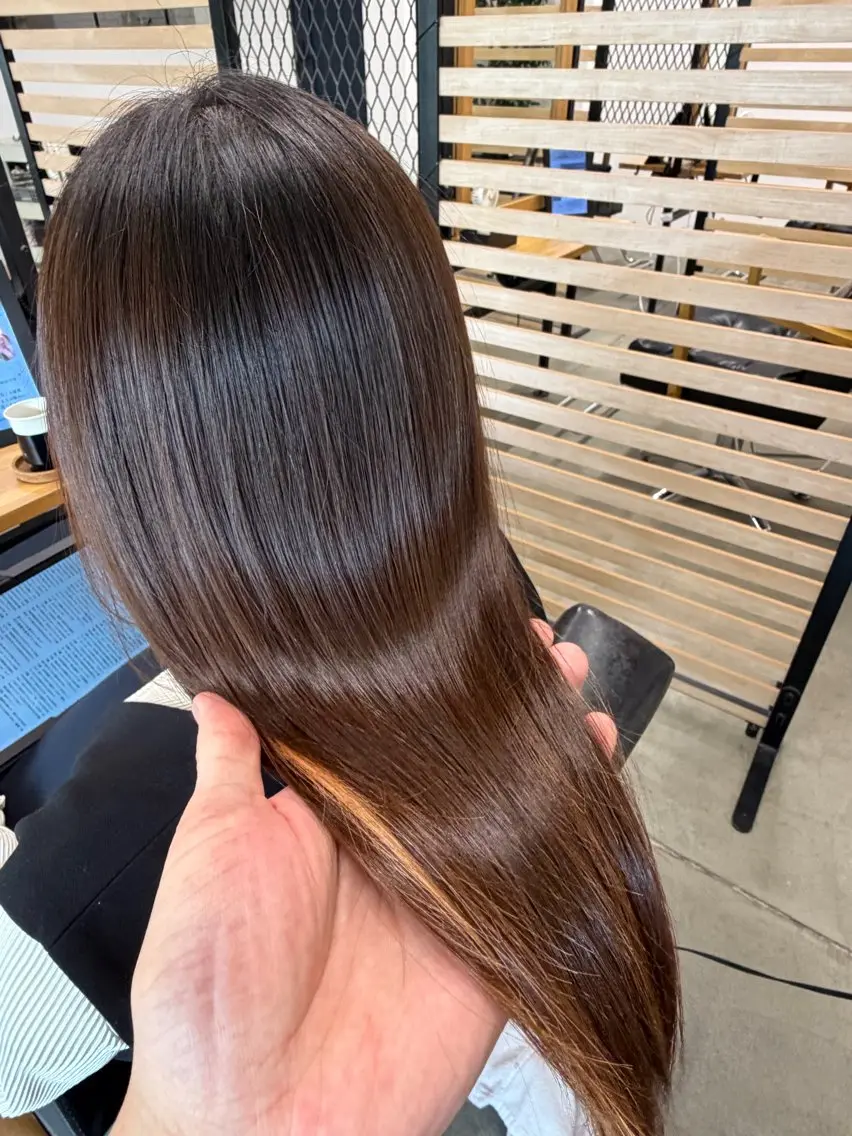 ロング 縮毛矯正 カット 縮毛矯正 トリートメント 雅貴/寄り添い提案✨ 似合わせ✨のヘアスタイル
