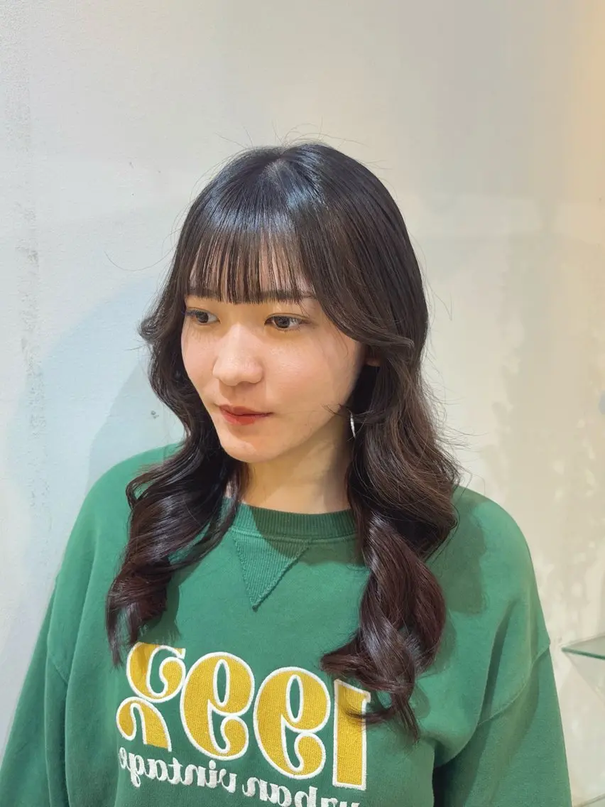 ロング 顔周りカット 小顔カット カット ♡艶髪/顔周り♡ Konomiのヘアスタイル