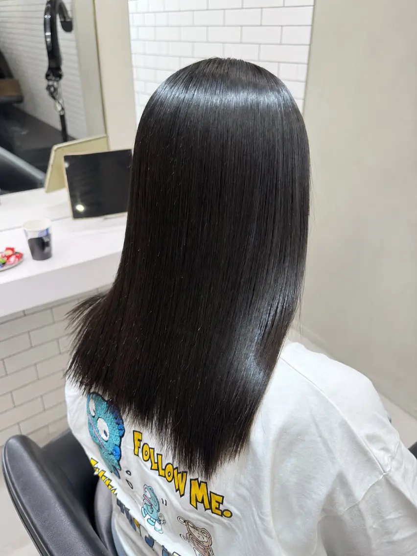 ミディアム 縮毛矯正 トリートメント 髪質改善/艶髪 Yudaiのヘアスタイル