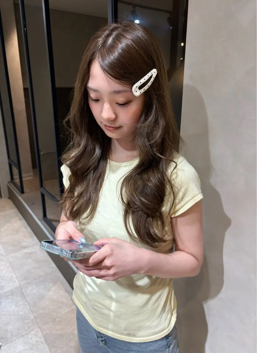 ロング カット ヘアカラー miyu ♡のヘアスタイル