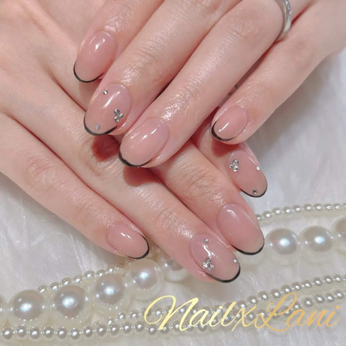 ネイル フットネイル ジェルネイル マグネットネイル パラジェル ハンドネイル Nail×Lani 深爪矯正対応◎のネイルデザイン