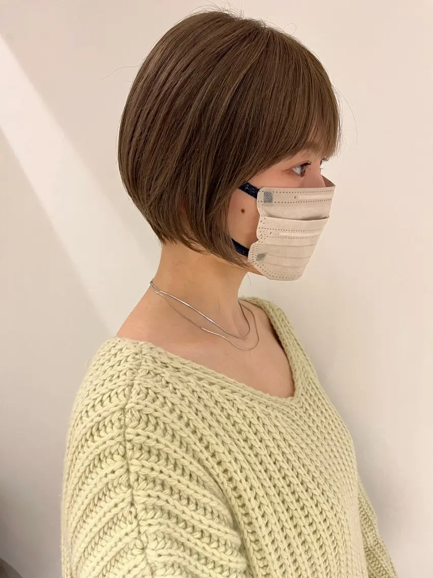 ✨『ミニモ限定』✨ショートカットモデル鎖骨以上の方限定+サラサラトリートメント付き🌈の写真