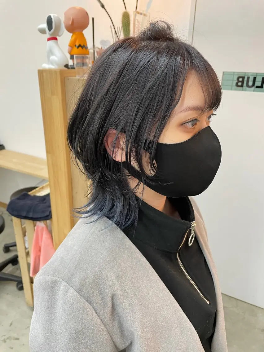 ショート カラー カット ヘアカラー ウルフ/レイヤー shinoのヘアスタイル
