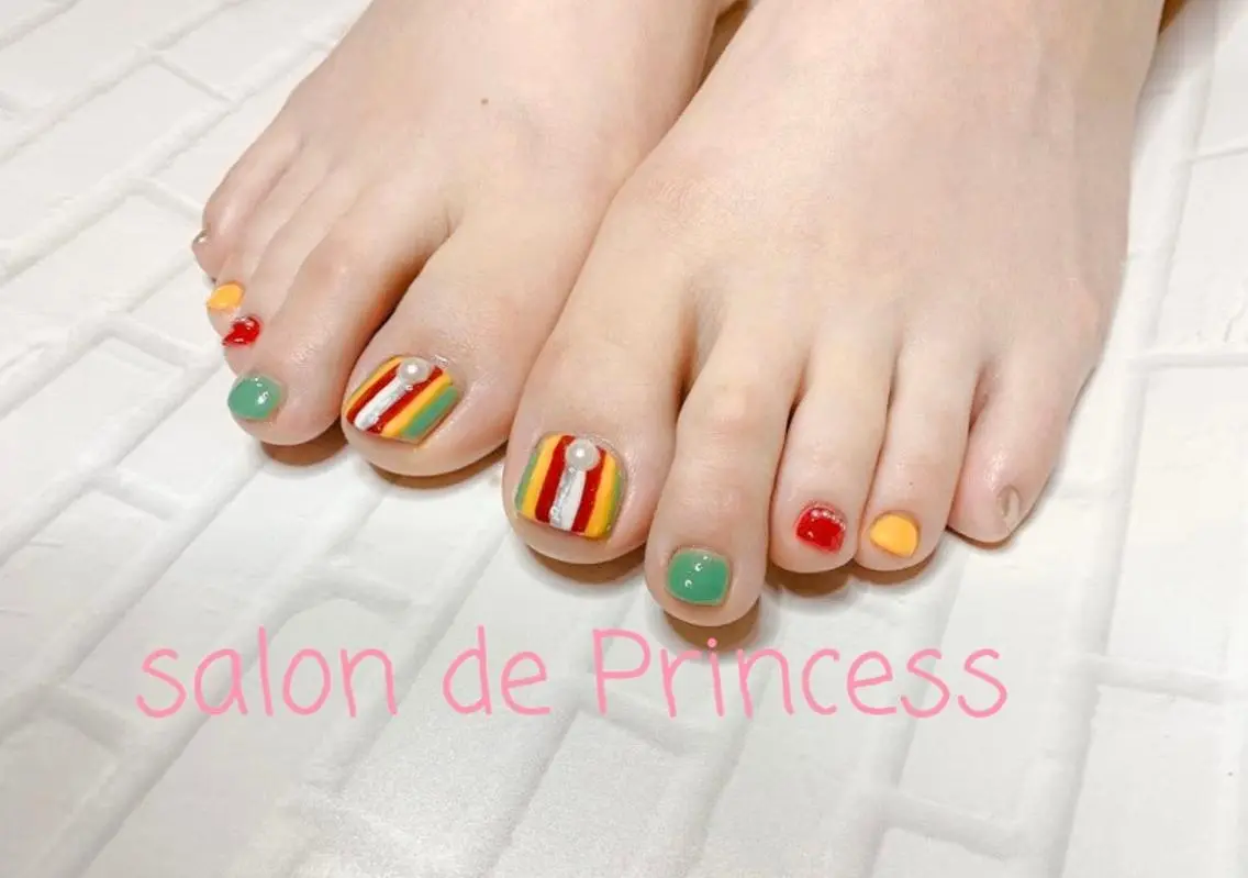 ネイル フットネイル salon de  Princessのネイルデザイン