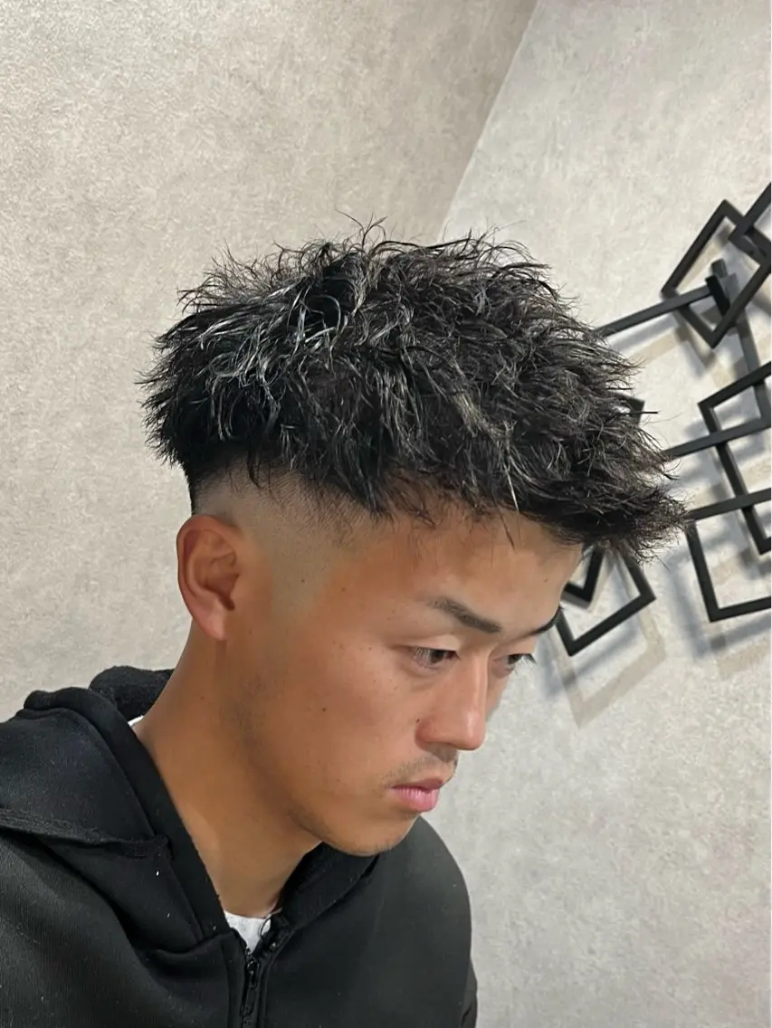 ミディアム パーマ 🌈予約の98%パ ーマ⭕️🌈福本のヘアスタイル