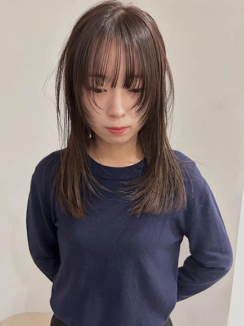 カラー ブラウンカラー RUNA 🫧のヘアスタイル