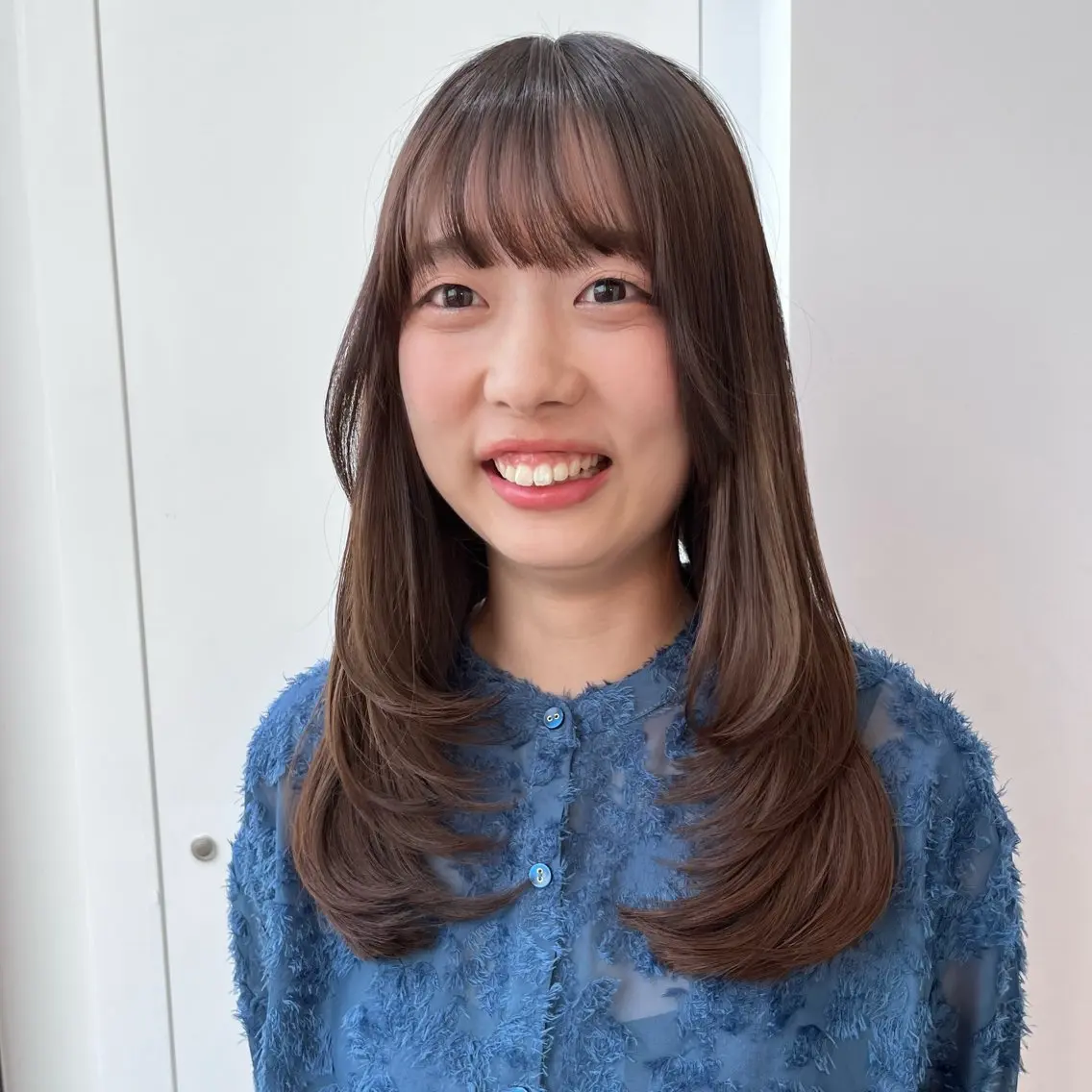 セミロング レイヤーくびれヘア アレンジmanakaのヘアスタイル