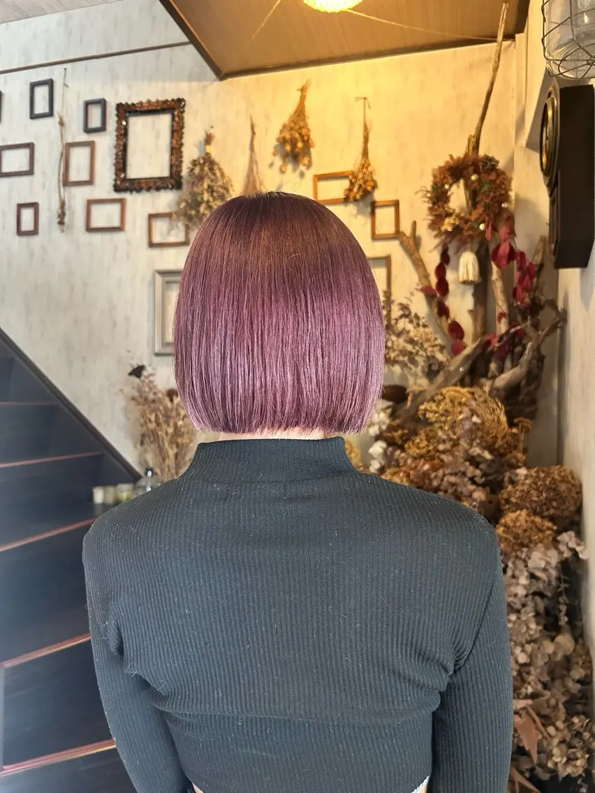 カラー ブリーチ 透明感カラー minami 🐣のヘアスタイル