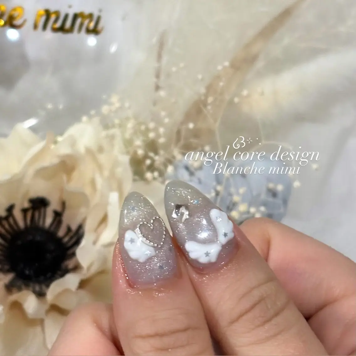 ネイル ハンドネイル Blanche mimi.u_aのネイルデザイン