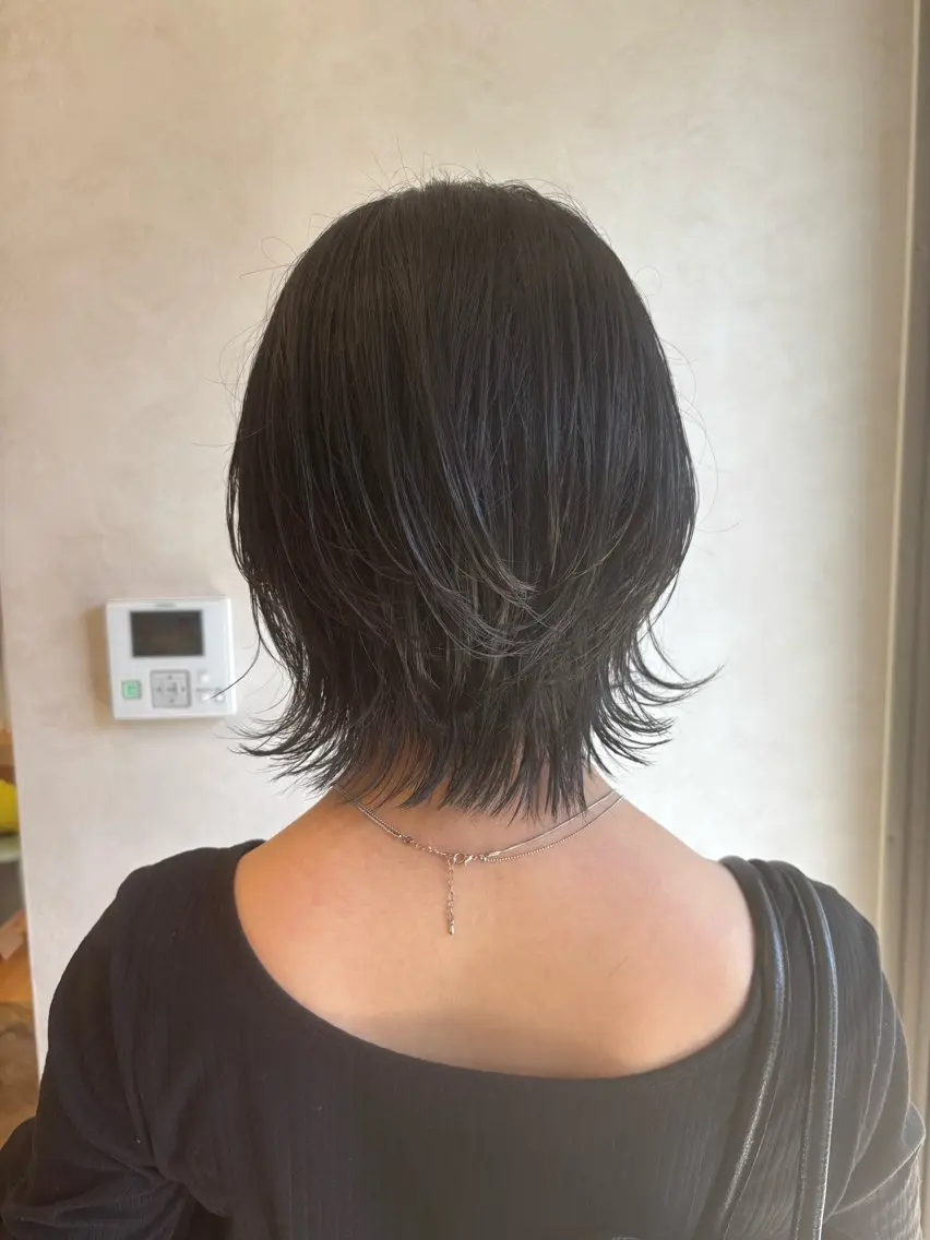 ミディアム ウルフカット えぐち こうたのヘアスタイル