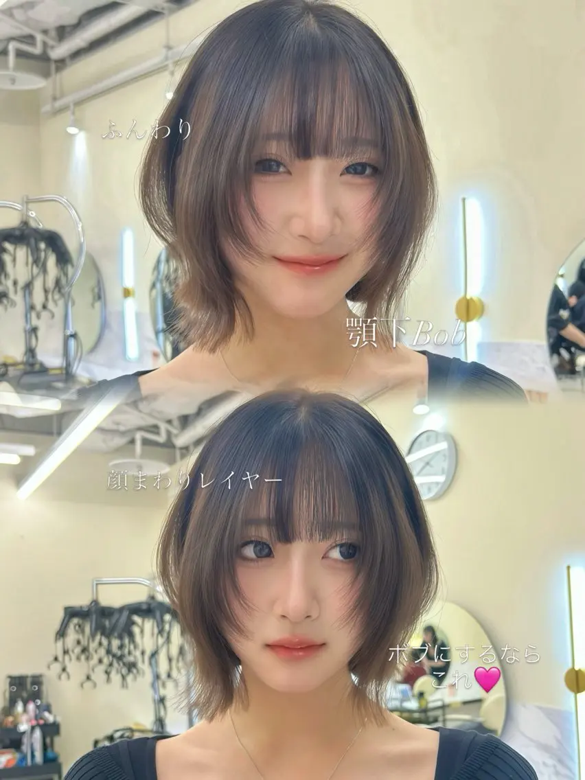 ショート カット ヘアカラー hiyori🎀 トレンドレイヤーのヘアスタイル