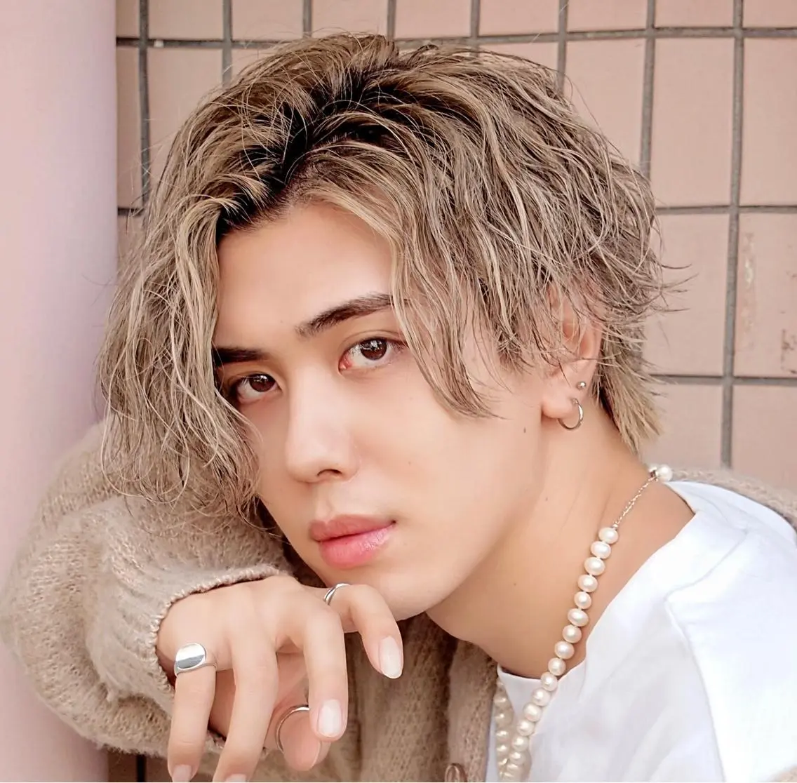カラー メンズ トレンドパーマ‼️ NAOKI💥のヘアスタイル