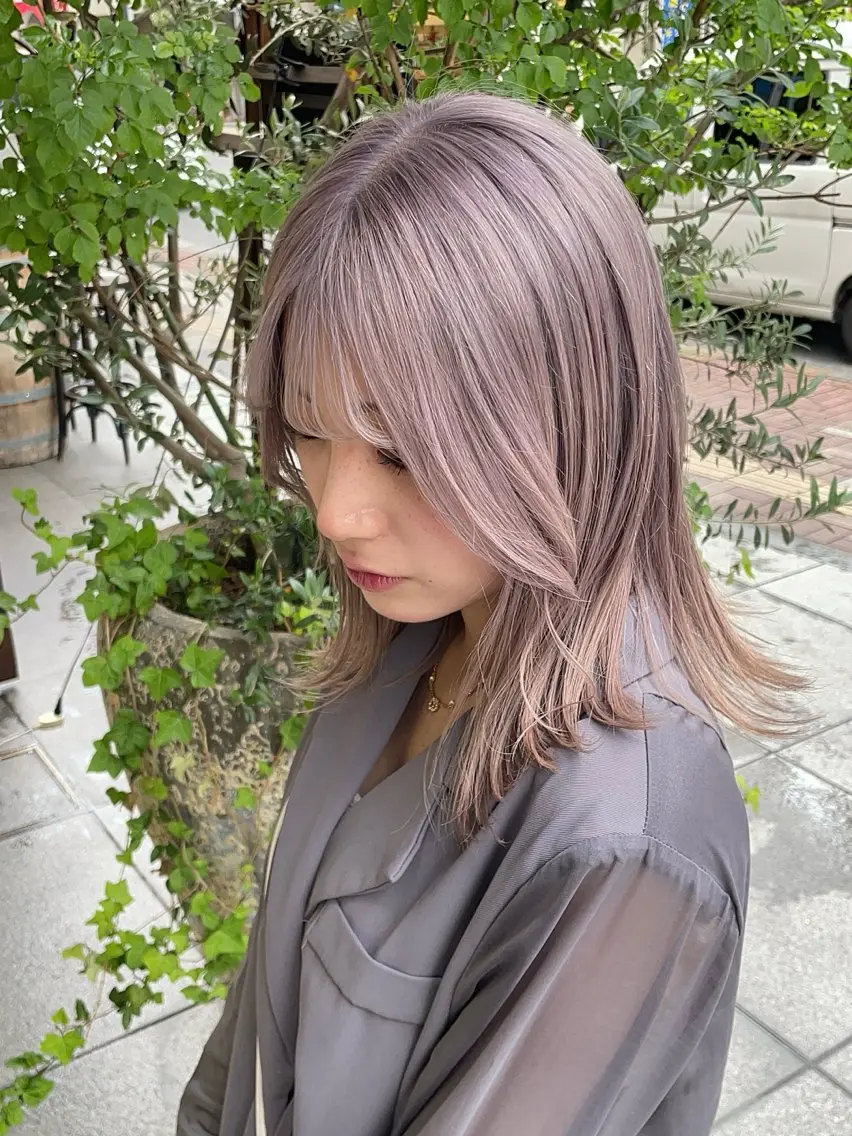 ミディアム カラー mellowman 【メロウマン】のヘアスタイル