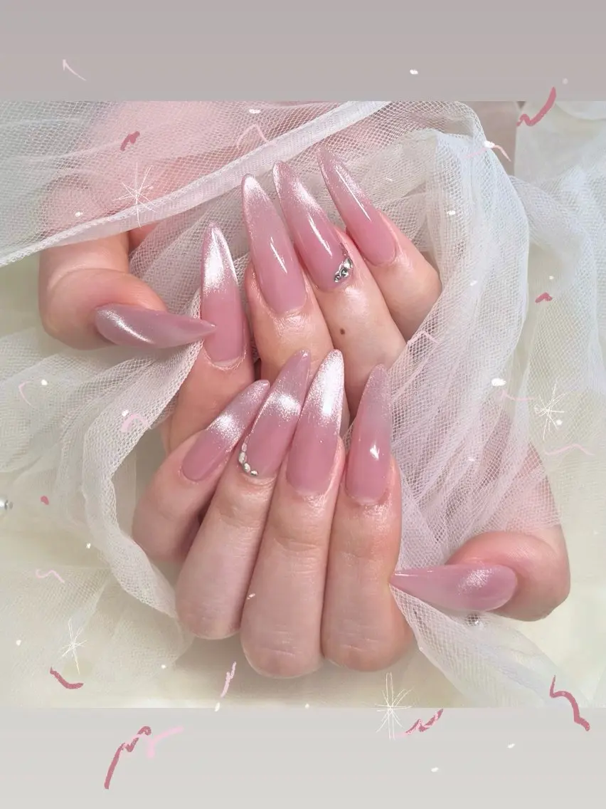 ネイル ロングネイル ハンドネイル joieang京橋店 川瀬のネイルデザイン