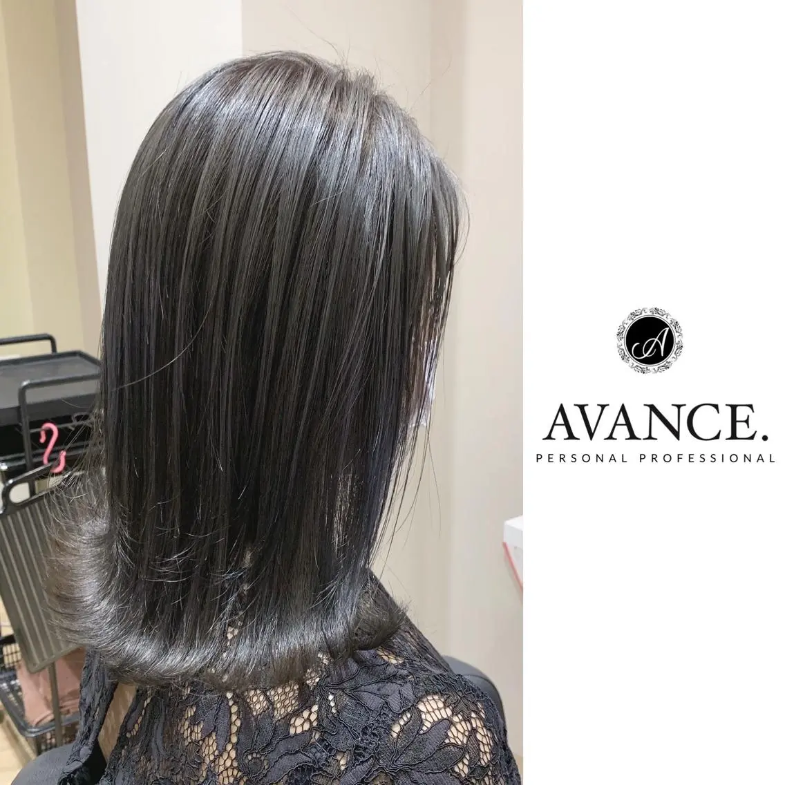ミディアム アッシュ 【White京橋】 岸　拓斗のヘアスタイル