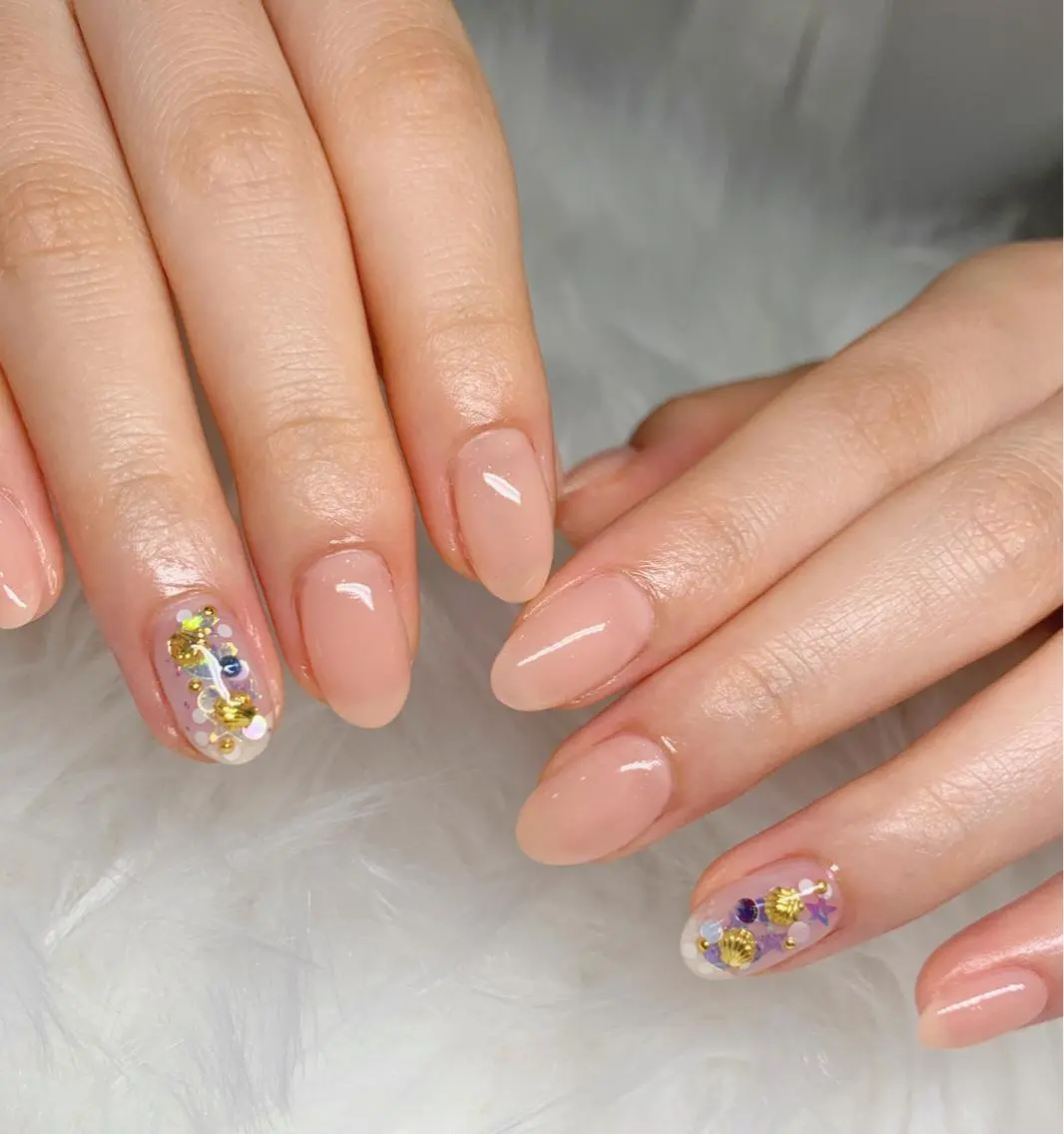 ネイル シンプルネイル ハミネイルサロン ハナのネイルデザイン